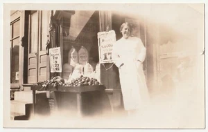 Flynn & Mills Lebensmittelgeschäft Worcester Massachusetts MA ca. 1930er Vintage Foto - Bild 1 von 2