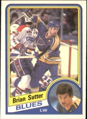 1984-85 O-Pee-Chee St Louis Blues Hockey Card # 192 Brian Sutter MINT - Image 1 of 2