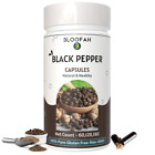 Bioperine Black Pepper Capsules 500mg - Natural,Gluten-Free, and Non-GMO Organic