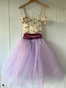 Revolution Dancewear Ballerina Ballet Dance Costume Size Adult Medium Velvet EXC - Picture 1 of 12
