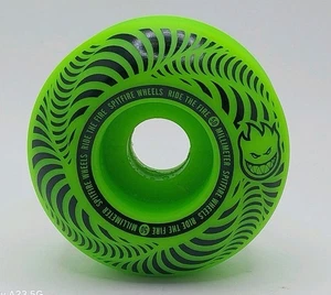 Spitfire Skateboard Wheels 50mm Flash Point Green Ride The Fire Set Of 4 - Picture 1 of 5
