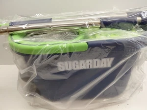 Juego de fregona giratoria y cubo con escurridor SUGARDAY para sistemas de limpieza de pisos de alta resistencia - Imagen 1 de 4