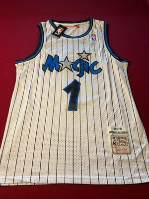 Camiseta Mitchell & Ness NBA Orlando Magic 94-95 Anfernee Hardaway NUEVA CON ETIQUETAS MEDIANA Foto 1 de 4