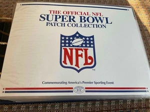 Colección oficial de parches del Super Bowl de la NFL 1967-2015 en carpeta Willabee & Ward - Imagen 1 de 1