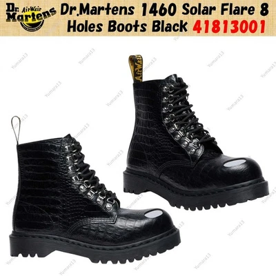Dr. Martens 1460 Pascal Stahlkappe 8-Loch Stiefel Schwarz 42624001 Herren Größe