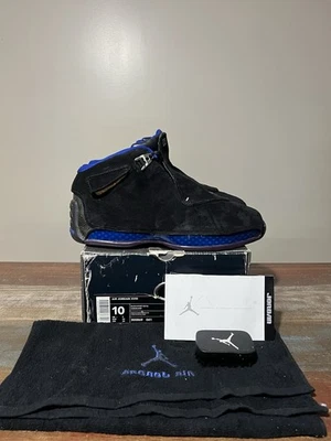 Nike Jordan 18 Black Sport Royal 2003🦄🎄 Foto 1 de 4