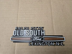 Ralph Pitts Old South Ford Lexington NC concesionario de automóviles emblema insignia logotipo - Imagen 1 de 2