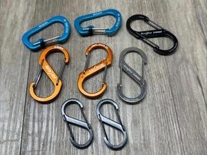 Lot Of 8 Nite Ize - S-Biner - Dual Carabiner - Picture 1 of 6