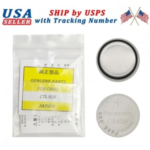 For Panasonic CTL920 CTL920F Battery For Casio G-Shock Edifice Atomic Wave Solar - Picture 1 of 9