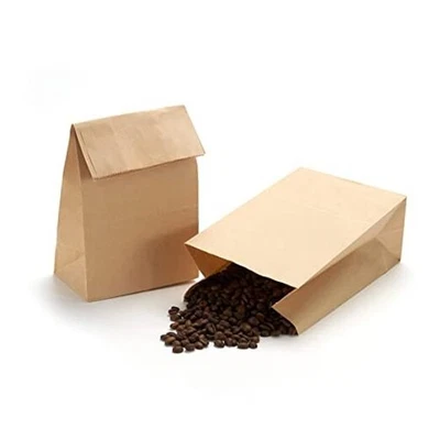  Bolsas de papel Kraft tamaño mini 50 piezas 3,5 * 2,2 3,5 x 2,2 x 7 pulgadas (paquete de 50) marrón Foto 1 de 4