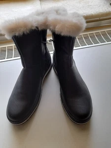 Gefütterte Winterstiefel Schwarz Gr. 42 - Bild 1 von 5