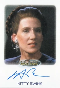 The Women of Star Trek Auto Autograph Card Kitty Swink as Minister Rozahn - Picture 1 of 4
