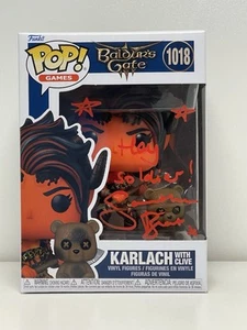 AUTOGRAPHED Baldurs Gate 3 Karlach W/ Clive Funko Pop by Samantha Beart - Picture 1 of 8