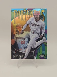 James Wood Fortune 15 2025 Topps Chrome - Picture 1 of 2