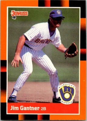 1988 Donruss Baseball's Best #53 Jim Gantner - Image 1 of 2