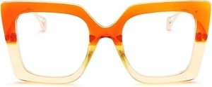 Oversized Blue Light Glasses for Women Fashion Big Frame Computer Gaming - Picture 1 of 6