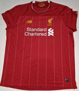 Liverpool 2019-2020 Standard Chartered New Balance Home Shirt B. Paisley Size XL - Picture 1 of 13