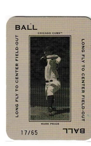 2005 Donruss Throwback Threads Mark Prior,Hit Fly to CENTER-Out /65 - Picture 1 of 2