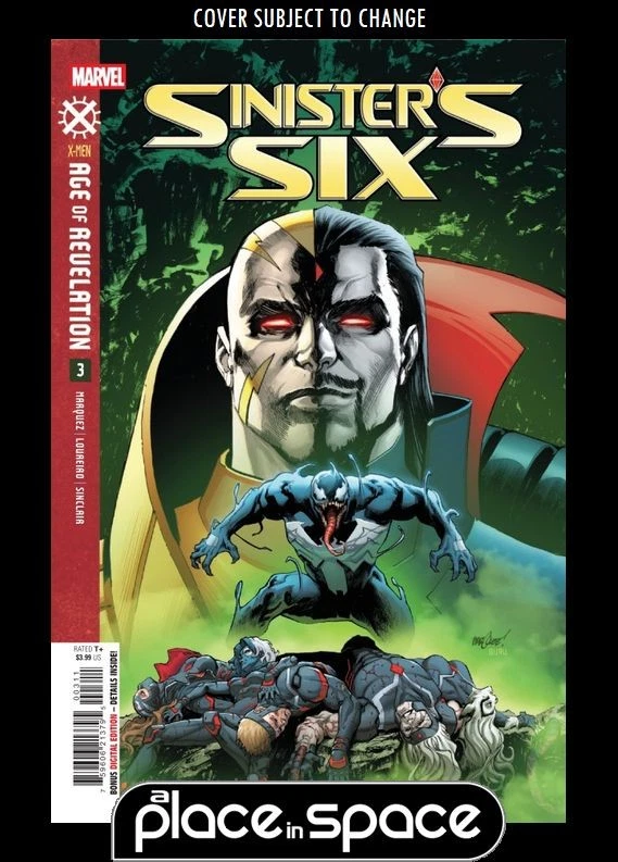 SINISTER'S SIX #3A DAVID MARQUEZ [AOR] (WK50)