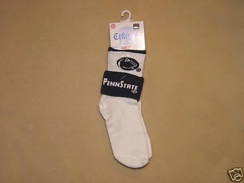 NCAA Penn State Nittany Lions Childs Socks Sz 6-7 1/2 Cover