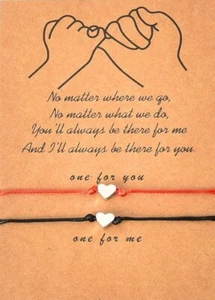 Couple Bracelets BF GF Husband Wife Gift For Valentin Birthday Anniversary USA - Picture 1 of 4