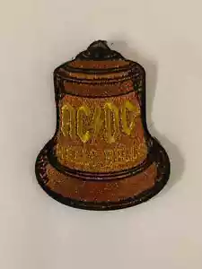 AC/DC Hörner gewebt Nähen oder Aufbügeln ausgeschnitten Plektrum geformter Patch offizieller Artikel - Bild 1 von 8