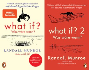 Randall Munroe What if? Band 1+2 von Randall Munroe + 1 exklusives Postkartenset