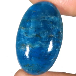 natural APATITE cabochon loose gemstone 35.25 Cts. (18 x 29 x 06 mm) oval shape - Picture 1 of 7