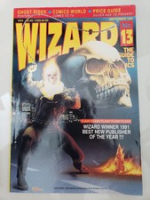 WIZARD Comics Magazine #13 Sept 1992 ORIGINAL NELSON GHOST RIDER COVER & POSTER