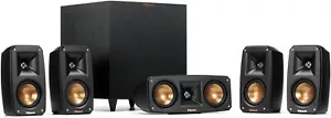 Sistema de sonido envolvente 5.1 paquete de teatro de referencia negro Klipsch para el hogar música - Imagen 1 de 10
