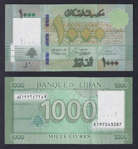 Banconota Libano 1000 livres 2016 P.-90c FDS/UNC - Imagen 1 de 1
