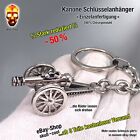 1 - Skull Kanone Schlüsselanhänger Herren Anhänger Mittelalter Ritter Burg Ring