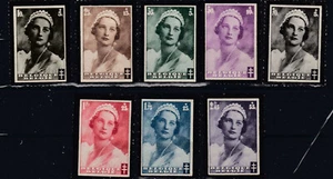 Belgien 1935 MiNr. 408 -414 Tod von Königin Astrid, Kampf gegen Tuberkulose. - Bild 1 von 2