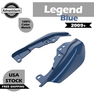 Deflectores de aire de cuadro medio protectores térmicos cubiertas de ajuste para Harley Touring LEGEND BLUE - Imagen 1 de 10
