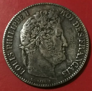 RARE ! **** Louis Philippe 1er 1 Franc - 1845 W Lille **** 478 K mint TTB - Imagen 1 de 2