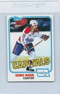 1981/82 Topps #E120 Dennis Maruk Capitals NM *90 - Picture 1 of 1