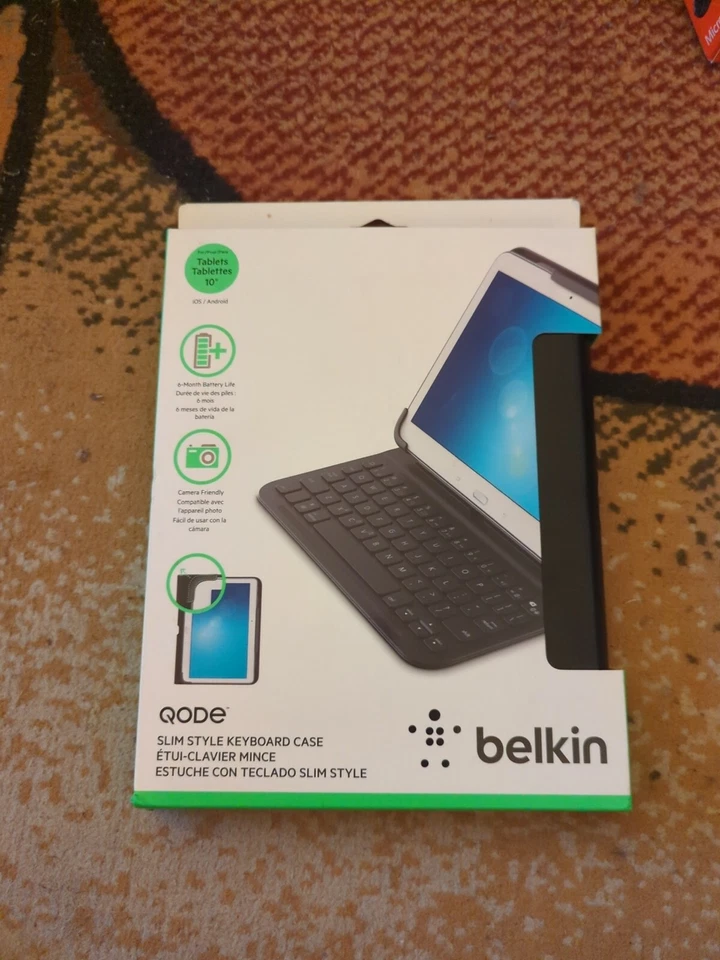 Belkin Qode Slim Style Keyboard Case For Tablets 10" iOS or Android - Image 1 of 4