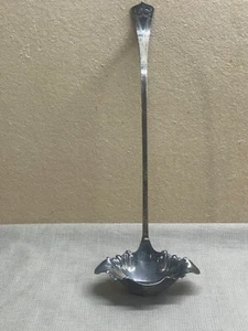 1881 Rogers Silver Plate Punch Ladle vintage 14" end to end see pics - Picture 1 of 23