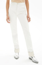 HELMUT LANG Jeans Masc Hi White Size Womens 27W, Mens 30W I07DW204 Unisex 