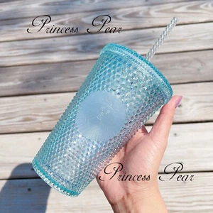 Neu! Starbucks Japan 2021 Icy Blue Grande Studded US Seller! Sofort versandfertig - Bild 1 von 7