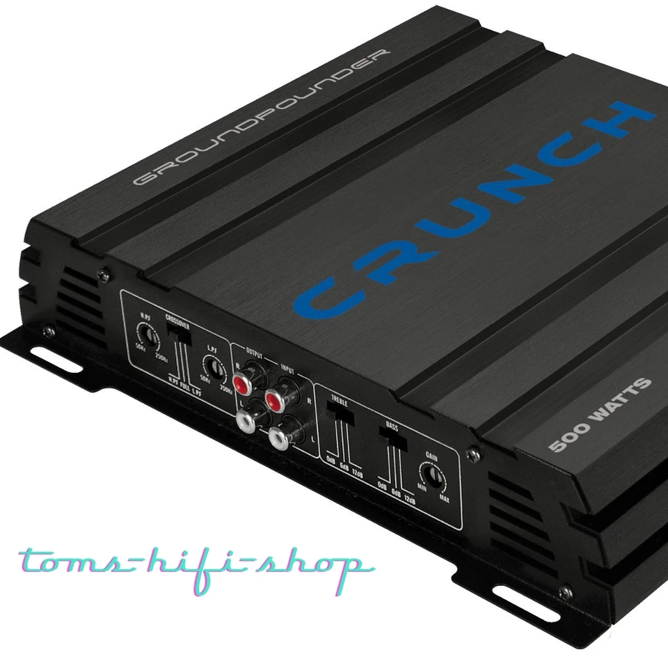 Crunch GPX 500.2 2-Kanal 500 WATT Car-Hifi KFZ Verstärker Endstufe brückbar - Bild 1 von 1