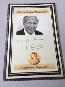 CLAUDE COHEN-TANNOUDJI  Nobelpreis Physik 1997 signed Foto 10x15 Autogramm  - Picture 1 of 1