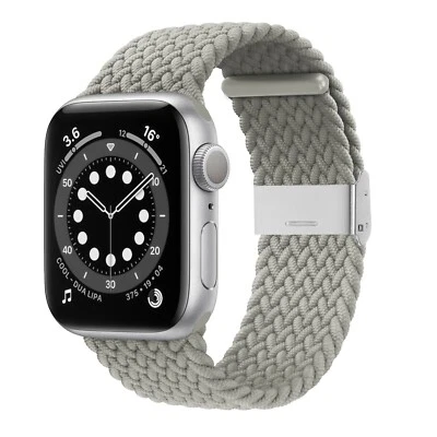 Pulsera trenzada para Apple Watch Series 9, 8, 7, 6, 5, 4, 3, 2, 1, SE Foto 1 de 2