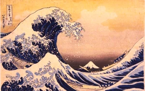 "DIE GROSSE WAVE OFF KANAGAWA - KÜHLSCHRANK FOTO MAGNET 3""X5" - Bild 1 von 3