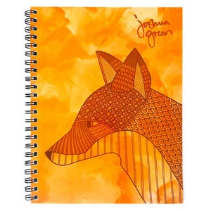 Monster Stationery A4 Notebook Lined - Joshua Green Design - Made in UK - Fox - Picture 1 of 3