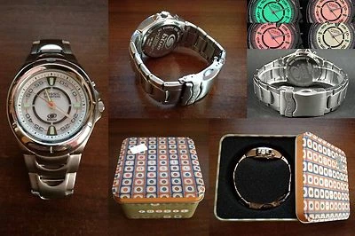 Orologio FOSSIL BLUE AM-3864 analogico al quarzo acciaio inox luce multicolore - Immagine 1 di 4