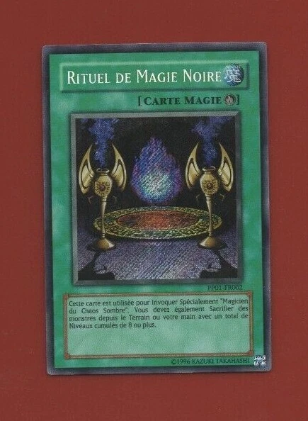 Konami Yu-Gi-Oh Ritual Magic Trick Black - PP01-FR002 (B1624) - Image 1 of 2