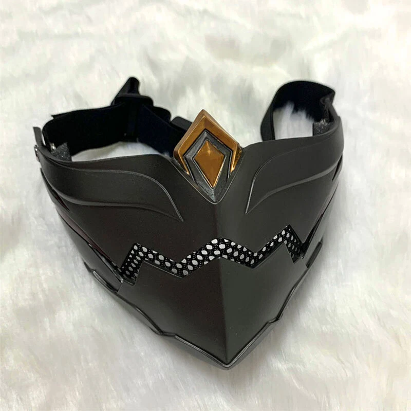 Cosplay Prop Genshin Impact Kuki Shinobu Mask Half Halloween Face Mask FRP Gift - Image 1 of 4