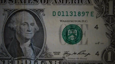 2006 Series $1 Dollar Birthday Note  Jan. 13, 1987 or 1978 - Image 1 of 3