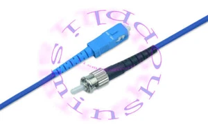 60M Armored Cable Fiber Patch Cord SC to ST SM 9/125 3.0mm Single Core Simplex - Afbeelding 1 van 1